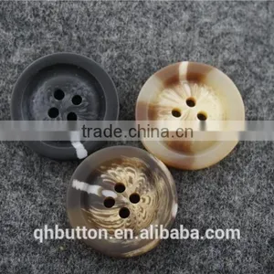 Chinese Wholesale Horn 4-holes Resin Button for Garment Accessories thumbnail-3