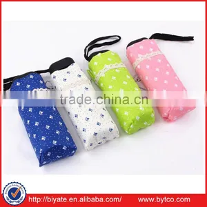 Portable Tote Mini Design Women's Five Fold Umbrella thumbnail-2