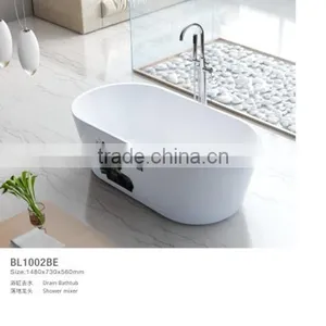 Hot Sale Flat Spa Shell Lucite Bathtub With Mix Valve Shower thumbnail-1