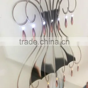 Decorative Glass With LED Light Interlayer, Ceramic Digital Print Glass, Laminated Glass, Customized Design thumbnail-2