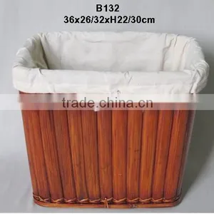 Laundry Bamboo Basket thumbnail-1
