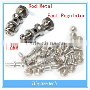 Linkage Stoppers D:1.8*0.8MM Connecting Servo Arm and Pull RodSteering Rudder Angle Connecting Rod Metal Fast Regulator thumbnail-1