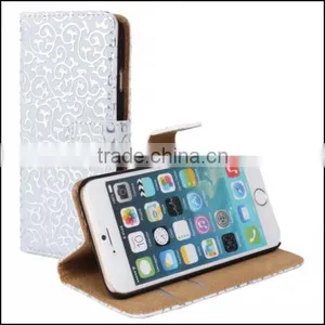 Korea Design Fashion Wallet Stand Mobile Phone Classic Leather Phone Cover for Iphone 6/6s Supplier's Choice thumbnail-2