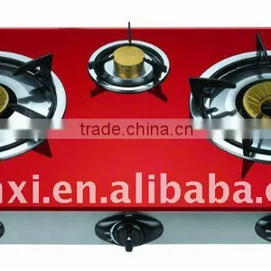 3-burners Glass Top Gas Stove thumbnail-1