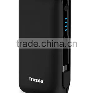 U902 Built in Cables Custom Logo High Quality Lithium Battery 5200mAh Power Bank for Phones and Tablets thumbnail-3