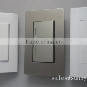 110V American Design 4 Gang 1Way Wall Electric Light Switch Pc Big Button thumbnail-5