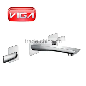 Bathroom Concealed Shower Mixer White and Chrome thumbnail-6
