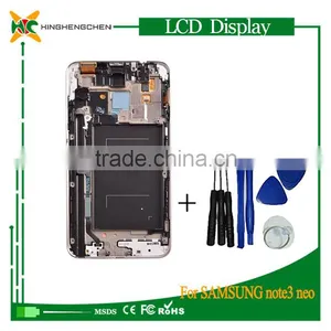 Black or White LCD For Samsung Galaxy Note 3 Mini N7505 N750 Touch Screen Digitizer Frame Assembly thumbnail-1