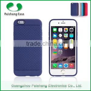 Mobile Phone Accessories Network Design Soft TPU Leather Pattern Finish Back Cover for Apple IPhone 6s thumbnail-1