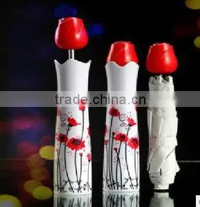 ROSE UMBRELLA, Rose Vase Umbrella of Love thumbnail-1