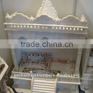 Marble Temple With Inlay Work thumbnail-1