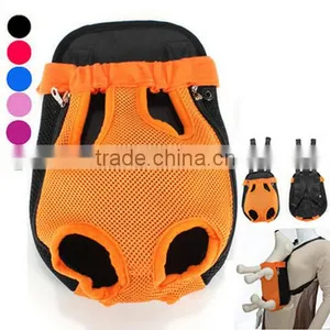 Breathable Mesh Fabric Dog Carrier / Pet Chest Backpack / Pet Shoulder Straps thumbnail-1
