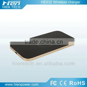 Ultra Thin Qi Induction Charging Pad Slim 5V1A Qi Wireless Charger thumbnail-1