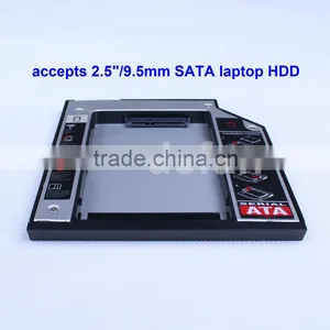 2nd Hard Drive HDD Case for Dell Laptop E6410 E6510 E4300 E4310 M4500 thumbnail-1