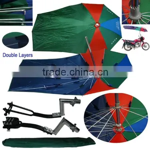 New Double Layers Motorcycle Umbrella thumbnail-1