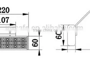 The Third Generation High Quality 12V-24V Police Led Dash Warning Light thumbnail-4