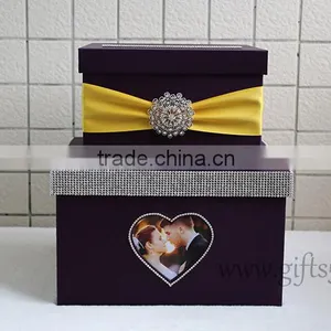 Specail Wedding Post Box Wedding Card Box Wedding Money Box Wiht Photo Frame thumbnail-1