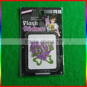 Glitter Sticker on the Pencil Colorful Dazzling thumbnail-4