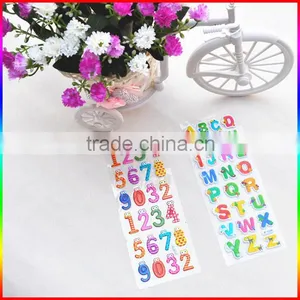 Number and Letter Puffy Sticker, Lovely Foam Sticker for Boys and Girls thumbnail-2