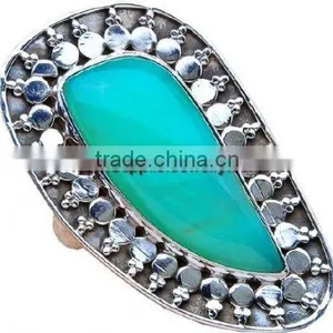 Glorious Labradorite Ring Indian Bridal Silver Jewelry Supplier Rings thumbnail-1