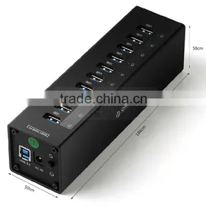 ORCO A3H10 10 Ports USB3.0 HUB for Apple Products thumbnail-1