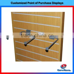 Wholesale Hot Sale Supermarket Mdf Hooks Used Slatwall Panels thumbnail-1
