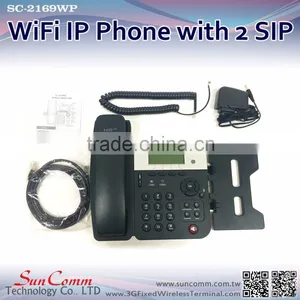 SunComm SC-2169WP Smart 2 Line VoIP WiFi SIP Phones thumbnail-1