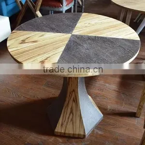Modern Dining Room Furniture MDF Round Dining Tables for Sale thumbnail-1