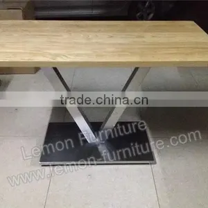 Newest New Arrival Wooden Dining Table Set Rustic thumbnail-2