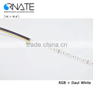2016 New Product 12V 24V 5050 RGB + 3527 Dual White Led Strip IP20/IP65/IP67/IP68 thumbnail-1