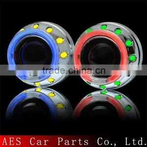 AES Halo Light Ring h4 Xenon Mini Projector Lens thumbnail-1