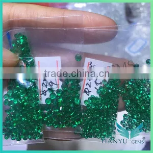 Wholesale Blue Emerald Stone Bulk Gemstone /rough Cut Synthetic Russian Emerald Price per Carat thumbnail-6