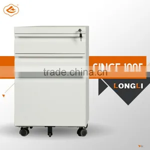 2016 Mobile Pedestal 3-drawers Office Cabinet Lightweight Steel File a3 thumbnail-2