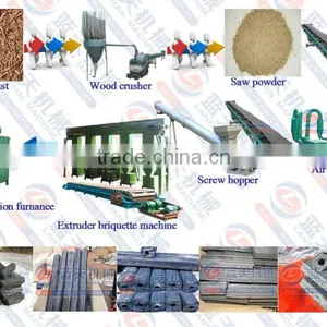Specialize in Energy Saving Machine Wood Briquette Charcoal Making Machine thumbnail-3