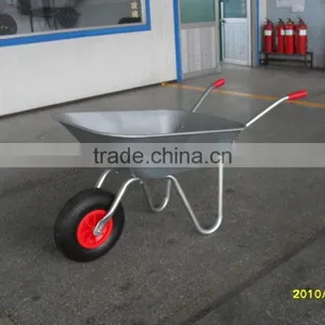 High Quality Wheelbarrow With Galvanized Tray for Construction WB5219 thumbnail-1