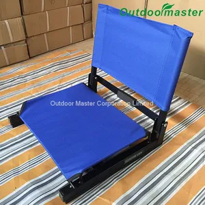 GYM Playground Portable Steel Blue Folding Stadium Seat thumbnail-2