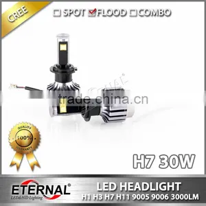 H1 H3 H4 H7 H11 9005 9006 High Power Led Replacement Headlight Bulb Kit for Motorcycle Automotive Offroad 4x4 Racing Vehicles thumbnail-5