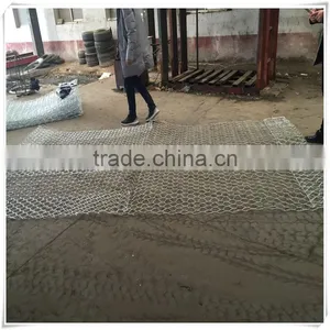 2017 Qiangyu Hot Sale Gabion Mesh 2*1*1m Hexgonal Galvanized Gabion Wire Mesh Box thumbnail-5