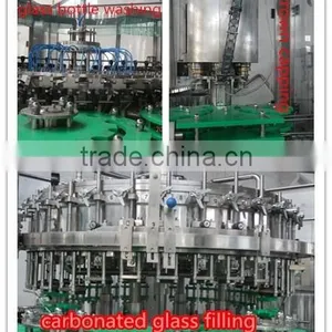 2014 Popular Glass Bottle Carbonated Drink Washing Filling Capping 3 in 1 Machine thumbnail-1