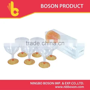 6pc150ml Folding Plastic Goblet thumbnail-1