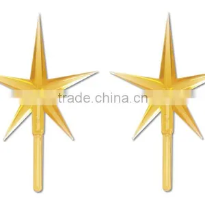 Customized Color Glazed Star Christmas Tree Decorations Stars thumbnail-1