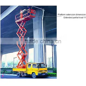 Movable Vehicular Scissor Lift Work Platform thumbnail-2