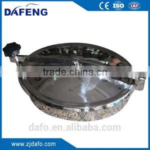 Stainless Steel Sanitary Square Tank Pressure Vessel Beer Fermentation Manhole Cover thumbnail-4