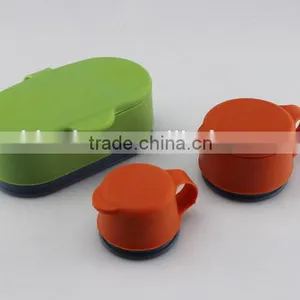 Magic Bag Cap Plastic Food Meat Snack Storage Seal Bag Magic Cap Brand Set of 3 Magic Bag Caps thumbnail-4