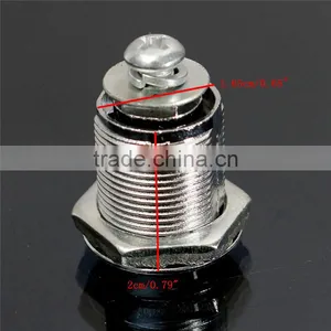 Silver Tone 20mm / 25mm / 30mm Gift CAM Lock With 2 Keys for Cabinet Mailbo Drawer Cupboard Locker YG thumbnail-4