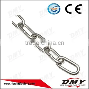 British Type Galvanized Long Link Chain thumbnail-1
