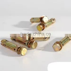 Manufacturer CE 3" Yellow Galvanized Steel Israel Sleeve Eye Anchor for Fixing thumbnail-2