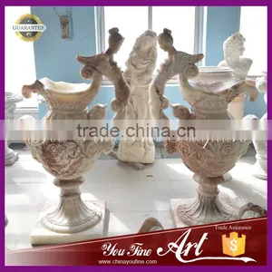 Beautiful Stone Flower Pot for Decoration thumbnail-1