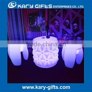 Modern Design Plastic Led Bar Furniture Height Adjustable Coffee Table thumbnail-4