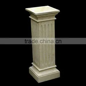 Fluted Marble Square Pillar Design thumbnail-1